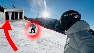 Haciendo SNOWBOARD por PRIMERA VEZ TERMINA MAL ANDORRA GRANDVALIRA  Eliox [upl. by Hanfurd]