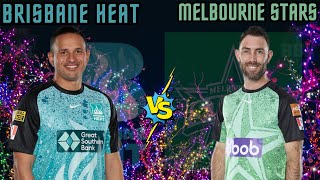 Brisbane Heat vs Melbourne Stars Big Bash League 2023 1st Match  5 Overs  Cricket 24 [upl. by Irreg]