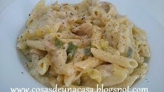 Pasta con Pollo y Salsa Béchamel [upl. by Aelram]