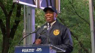 NYC Mayor Eric Adams Delivers Heartfelt Message about the War in Israel [upl. by Esikram]