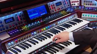 Lowrey Symphony virtual orchestra home organ [upl. by Niwrek853]