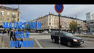 Walking tour in  4k Majorstuen in OSLO NORWAY [upl. by Flann]