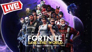 🟢LIVE  HELPING EVERYONE IN SAVE THE WORLD  1000VBUCKS GIVEAWAY 💚  FORTNITE [upl. by Carlota905]