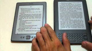 Kindle 4 vs Kindle 3  Page Turning Speed and Refresh Rate [upl. by Moffitt]