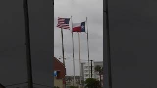 GALVESTON CON FUERTES LLUVIAS Y MAREJADA POR TORMENTA [upl. by Yolanda]