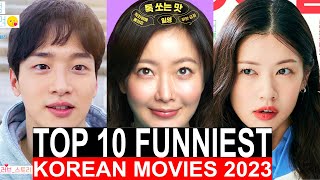 Top 10 FUNNIEST Korean COMEDY Movies of 2023  Best Movies To Watch On Netflix Disney Viki 2023 [upl. by Leahcimnaes]