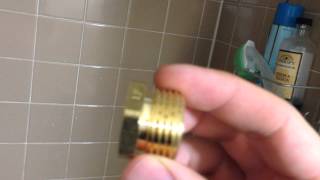 How to attach a garden hose to your shower head [upl. by Rowe933]