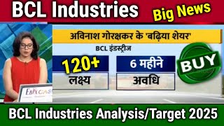 BCL Industries share latest newsbcl industries share analysis targetbcl industries share news [upl. by Bret]