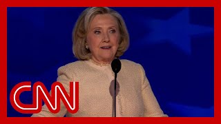 ‘We have him on the run now’ Hillary Clinton slams Trump during DNC speech [upl. by Lebasile129]