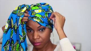 My 4 Quick and Easy Headwrap Styles  Natural Hair [upl. by Moretta591]