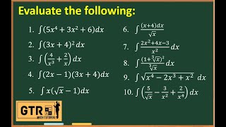 Basic Integration Formulas [upl. by Dreyer]