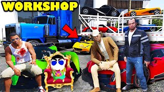 Franklin Modify Ultra Fast Police Supercars And Bring Futuristic Cars In GTA 5  SHINCHAN and CHOP [upl. by Ym]