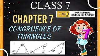 Class 7 IMO  Chapter 7  Congruence of Triangles  Congruence of triangles for grade 7  SOF IMO [upl. by Inoliel]