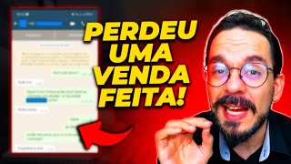 Como NÃO perder clientes  Análise de script de WhatsApp [upl. by Lanrev614]