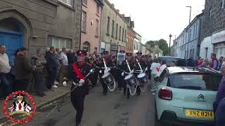 Coleraine Fife amp Drum FB  Dunloy Accordion Band Parade 2024 [upl. by Mingche]