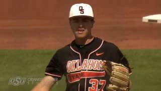 Cowboy Baseball vs KSU Game 2 Highlights 040817 [upl. by Lyell]