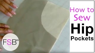 Sewing Hip Pockets [upl. by Alfreda]