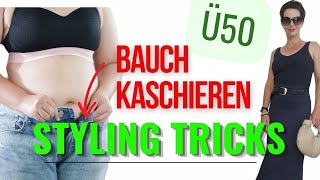 Ü50  DAMIT kaschierst du Deinen BAUCH  5 Styling Tricks mit SOFORTWIRKUNG  KatisWeltTV [upl. by Eillam]