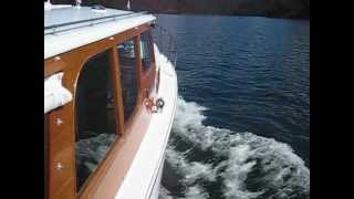 Halvorsen Cruiser on Hawkesbury River Sydney  Wooden Boats [upl. by Yeliah]