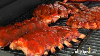 How to Barbeque Ribs  Allrecipes [upl. by Sirronal]