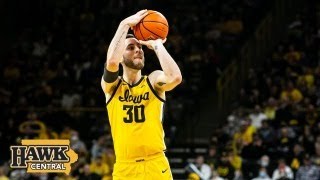 Connor McCaffery on Iowas win vs Rutgers his ejection in the Big Ten Tournament quarterfinal [upl. by Denzil701]