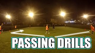 Passing Drill for U10 football practice [upl. by Tarsus472]