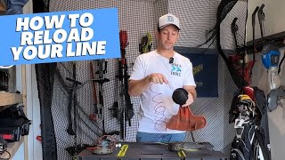 How to rewind your line trimmer or whipper snipper head  The EASY way [upl. by Garcia]