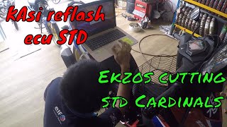 reflash ecu tukar ekzos  cara buang cut off rs 150 [upl. by Anaher]