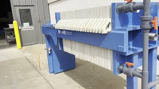 METCHEM 125 CU AIRHYDRAULIC FILTER PRESS FP2581 [upl. by Odnarb]