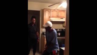 My cousin amp uncle dancing candy licker song at my house the other night [upl. by Marlane]