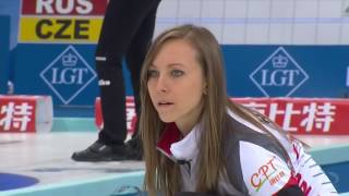 2017 World Womens Curling Championship  Canada Homan vs USA Roth [upl. by Enehs]