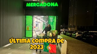 NOSSA ÚLTIMA COMPRA DE 2023 NO MERCADONA AQUI EM PORTUGAL 🇵🇹 COMPRAMOS MUITA COISA 😱portugal [upl. by Ylaek]