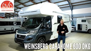 Einweisung Alkoven Reisemobil  WEINSBERG CARAHOME 600 DKG [upl. by Blake]