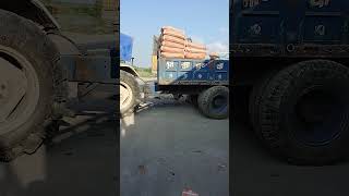 Swaraj 744 fe tractor short video  cement loading at Ballia station [upl. by Lraed]