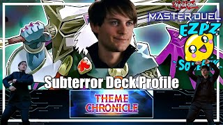 Subterror Theme Chronicle Deck Profile YuGiOh Master Duel January 2024 [upl. by Eindys]