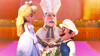 Mario amp Peach wedding scene  Super Mario Odyssey [upl. by Adiam]