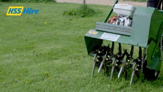 How to use a Lawn Aerator [upl. by Kcaz]