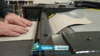 SUTEAU ANVER REFENDEUSE CAMOGA 520  MACHINE A REFENDRE ET PARER LE CUIR [upl. by Aliet394]