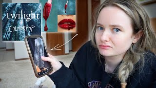 MY THOUGHTS ON THE COLOURPOP x TWILIGHT COLLECTION  daily vlog 164 [upl. by Vorster]