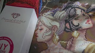 Unboxing 6 Diamond Paintings Haul from Diamond Art Club  by Artists ChrissaBug and YuumeiArt [upl. by Yddur470]