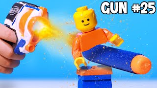 50 NERF Guns vs LEGO [upl. by Haymes162]