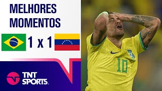 BRASIL SAI NA FRENTE MAS LEVA EMPATE COM GOLAÇO BRASIL 1 X 1 VENEZUELA [upl. by Retep]