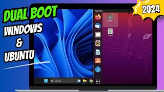 How to DUAL BOOT Windows 1011 and UBUNTU EASY 2024 [upl. by Miarhpe272]