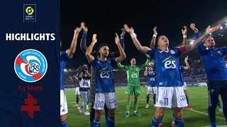 RC STRASBOURG ALSACE  FC METZ 3  0  Highlights  RCSA  FCM  20212022 [upl. by Osber]