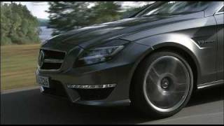 New Mercedes CLS 63 AMG 2011 Driving [upl. by Furlong25]