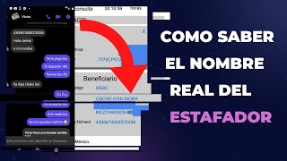 Como Averigua el nombre real del Estafador  Estafas en Redes Sociales [upl. by Maryrose227]