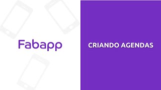 Criando agendas no Agendamento Fabapp [upl. by Roy]