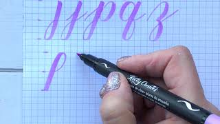 3 ways to letter L in calligraphy based on difficulty level calligraphyforbeginners [upl. by Niddala]