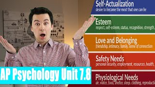 Humanistic Theories Of Personality AP Psychology Unit 7 Topic 8 78 [upl. by Fina]