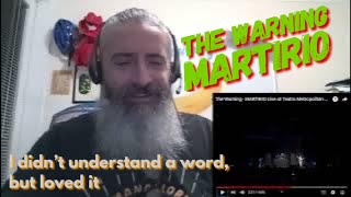 The Warning  Martirio live  new fan reacts [upl. by Oisorbma]